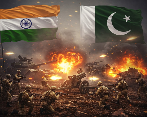 India attack pakistan AI photo