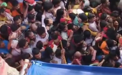 हरिद्वार में भगदड़