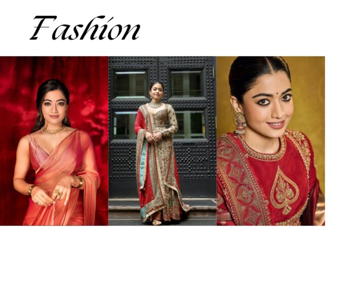 Rashmika Mandanna Ethnic Dress Rashmika-Mandanna