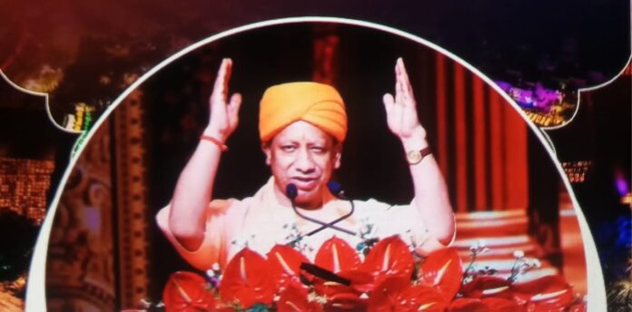 CM Yogi Aditya Nath.. CM YOGI: For the first time in history, Deepotsav was celebrated with cow dung lamps.