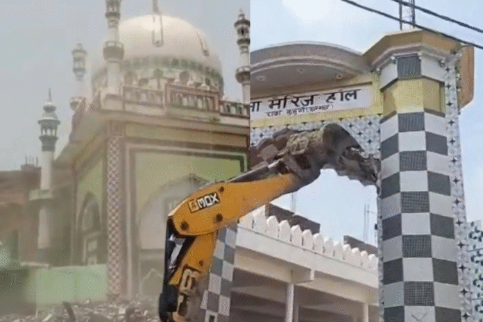 Sambhal Bulldozer Action