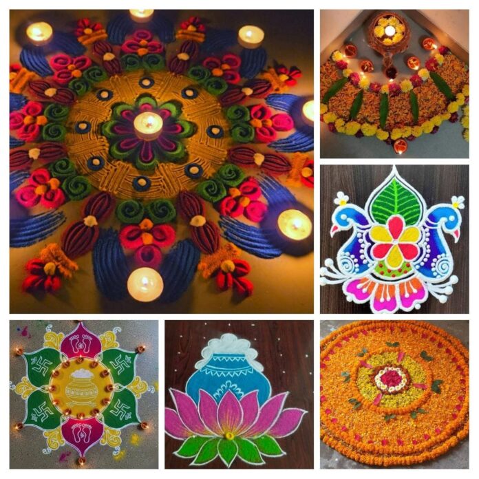 new rangoli design new rangoli design