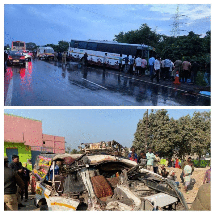 Hathras Road Accident