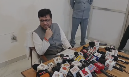 Nitin Agarwal: Press conference of Excise Minister Nitin Agarwal Nitin Agarwal: Press conference of Excise Minister Nitin Agarwal