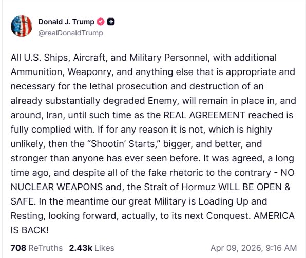 Donald Trump's Warning to Iran: American warships and aircraft deployed, Trump said - 'REAL AGREEMENT' or world war!