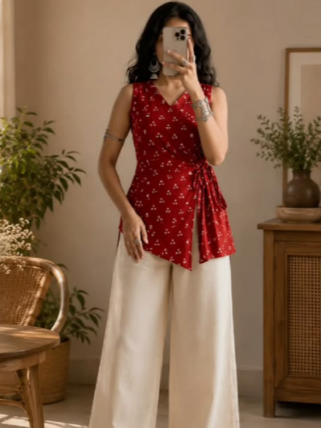 Upgrade your everyday college look with these stylish ethnic tops.