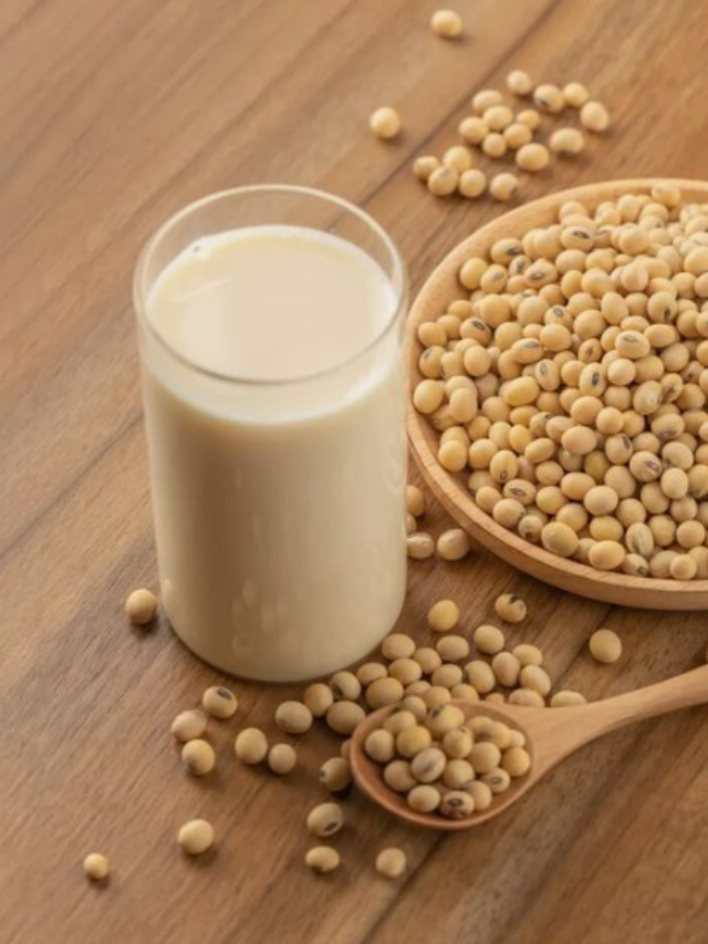 What role does soy milk play in a healthy diet?