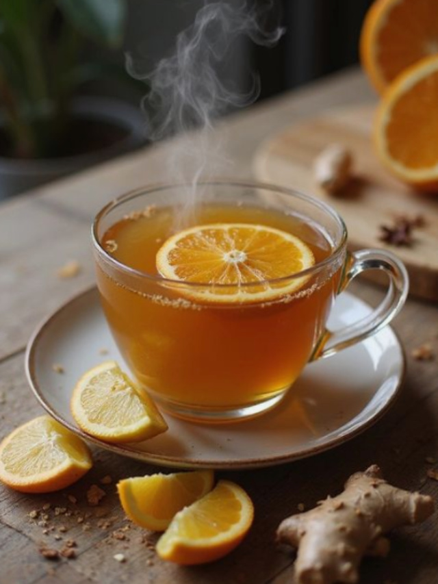 Lemon Tea – A comforting drink for rainy days.