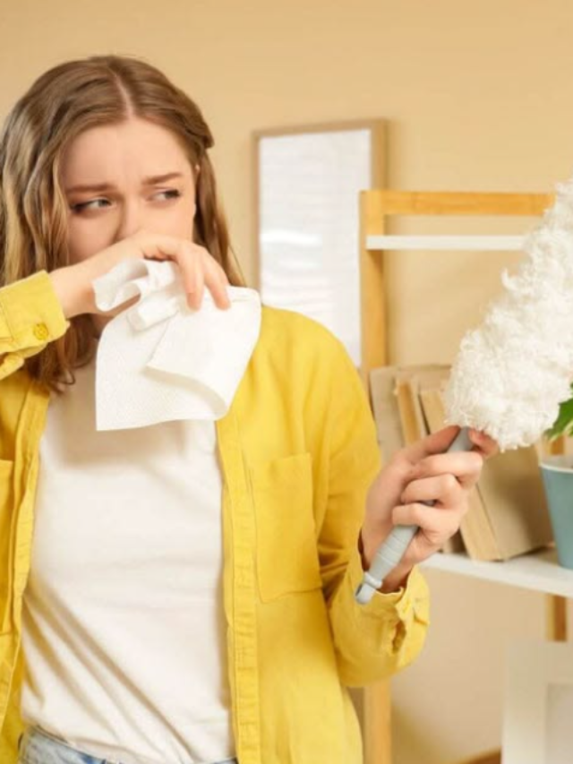What causes dust allergies?