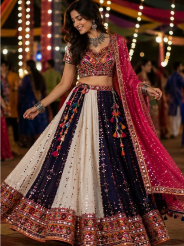 Navratri Garba Lehenga Design